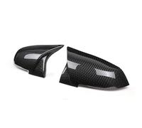 Side Mirror Shell Compatible With For F22 F23 218i 220i 228i For Coupe For Convertible 2014 2015 2016 2017 2018 2019 2020 Side Mirror Caps Cover(Black Carbon)