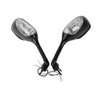 Side Mirror Smoke Rear View Side Mirrors Turn Signal Light For K6 K8 GSXR600 GSXR 600 750 2006-2010 /K5 K7 GSXR1000 2005-2008