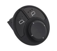 Side Mirror Switch Control Adjust Knob 5Z0959565A Compatible with For For Fox Gol Parati Saveiro 2004-2010 Interior Door Mirror Replacement Button Plastic Direct Fit