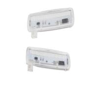 Side Mirror Turn Signal Lamp For BMW For E88 For E93 For RR2 For Drophead For RR3 For Coupe 2PCS LED Vanity Mirror Visor Light(Clear lens)