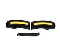 Side Mirror Turn Signal Lights, 2 Pcs Left Right Side Mirror Marker Turn Signal Light Smoked Lamp Continuous Amber Indicator Strip Replacement for Jeep Renegade 2015-2022