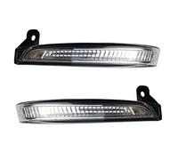 Side Mirror Turn Signal Lights, Car Rearview Mirror Clear Lens White Light Compatible with Chevrolet Cruze 2009-2015