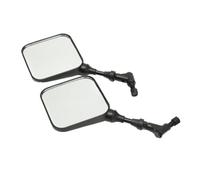 Side Mirrors 2Pcs Adjustment Motorcycle Rear View Mirror Black FOR DR200 FOR DR250 DR350 FOR DRZ 400 FOR DRZ400 FOR DR650 Rearview Mirrors
