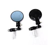 Side Mirrors 2Pcs/Pair Motorcycle Mirror Rearview Mirrors Round 7/8" Round Bar End Rear Mirrors Motorcycle Side View Mirrors Accessories