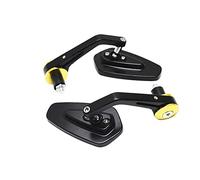 Side Mirrors 7/8'' Handlebar End Mirror Motorcycle Rearview Rear Scooter 22mm Hand Bar For Yanaha For MT07 Motorcycle Rearview Mirrors(Gold)