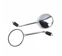 Side Mirrors ABS Motorcycle Rearview Mirror 8 10MM Side Mirror Universal For Ducati Monster 620 795 797 Scrambler 800 Streetfighter(WHITE)