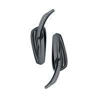 Side Mirrors For Harley For Davidson Ultra Classic Electra Glide 1989-2007 2008 2009 2010 2011 2012 2013 Rearview Mirrors Rear View Mirror Motorcycle(Black- Silver)
