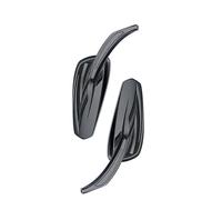 Side Mirrors For Harley For Davidson Ultra Classic Electra Glide 1989-2007 2008 2009 2010 2011 2012 2013 Rearview Mirrors Rear View Mirror Motorcycle(Black- Silver)