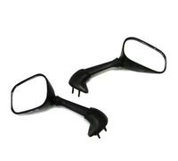 Side Mirrors For YZF R6 2001-2002 01 02 Left & Right Black Replacement Side Mirrors Handlebar Riser
