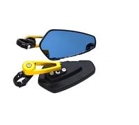 Side Mirrors For Z250 Z300 Z750 Z750S Z800 Z900 Z1000 Universial 7/8" 22mm Handlebar Side Rearview Bar End Motorcycle Rearview Mirrors(Gold)