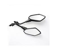 Side Mirrors Glass Clear Rear View Moto Handlebar Decoration Mirrors Black Classic 2Pcs/pair Motorcycle Rearview Mirror 8mm10mm Screw Handlebar Riser