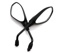 Side Mirrors Motorcycle Rear View Mirrors Motorbike Black Handlebar End Side Mirror For Scooters ATV Bike Motorcycles 2pcs/Pair