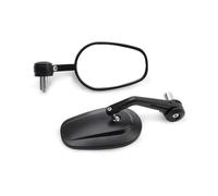 Side Mirrors Universal 7/8" 22mm Handle 360 ° Adjustable Motorcycle Handlebar Bar End Rearview Mirrors Rearview Mirrors(White)