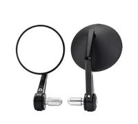 Side Mirrors Universal 7/8”360 Degrees Motorcycle Handlebar Mirror Ball-Type Adjustment Bar End Mirrors Rearview Part Rearview Mirrors(Round)