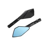 Side Mirrors Universal Motorcycle Adjustable Handlebar Left Right Mirror Rear View Clear Wide Range Back Sight Rearview Reflector Rearview Mirrors(Black)