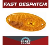 Side Marker Light LED Amber Oval 24v HELLA 2PS 964 295-057