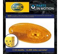 Side Marker Light LED Amber Oval 24v HELLA 2PS 964 295-057