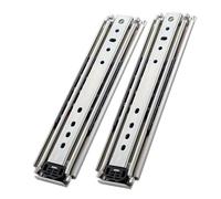 Side Mount Cabinet Runners Glides Lock The Heavy Drawer Slide Rail Full Extension Side Mounted Ball Bearing Long Metal(36inch(900mm))