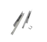 Side Mount Cabinet Runners Glides Push Open Undermount Slide Furniture Kitchen Cabinet Concealed Hydraulic Drawer Sliders(22inch(550mm))