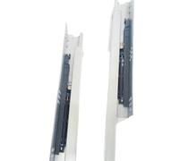 Side Mount Cabinet Runners Glides Soft Close Undermount Slide Furniture Kitchen Cabinet Concealed Hydraulic Drawer Sliders(10inch (250mm))