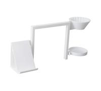 Side Mount Coffee Storage Organizer, White | Modular Layout, Compatible with XBloom Studio, Filter Holder Tray Panel Access