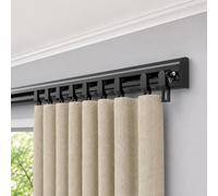 Side Mount Curtain Track, Heavy Duty Aluminum Window Rail, Straight Run