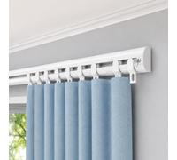Side Mount Curtain Track, Heavy Duty Aluminum Window Rail, Straight Run