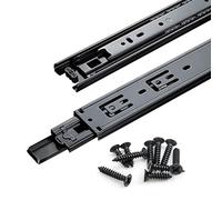 Side Mount Drawer Slides,Multi Point Fixing Hole,Ball Bearing Slides,Balanced Stability,Cabinet Drawer Runners,for Bedside Cabinets, Cabinets and Desks,Linear Slide Bearing