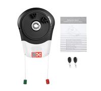 Side Mount Garage Door Opener Electric Automatic Roller Door Opener 110V Garage Door Motor w/2 Remotes, 800N Quiet Roll Up Doors for Commercial Garage Farm Warehouse