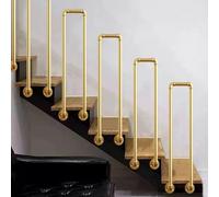 Side Mount Handrail Stair Balusters with Installation Kit for Concrete or Wooden Steps