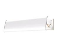 Side Mounted Air Conditioner Vent Cover, Width 7.9in, Adjustable Central Air Conditioner Deflector, Helps Cooling/Heating Circulation, for Home Commercial Office (Color : White, Size : 100cm/39.4in