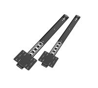 Side-Mounted Ball Bearing Drawer Slides 10-22inch Hidden Retractable Cabinet Hinge Slide(18Inch)