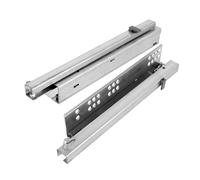 Side-Mounted Ball Bearing Drawer Slides 10Inch Drawer Slides Furniture Track Heavy Duty Metal Glides Detachable Shelf Rails Household Storage Cabinet Part