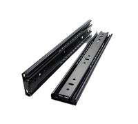 Side-Mounted Ball Bearing Drawer Slides 1pair Sliding Rails Extension Less Noise Ball Bearing Drawer Slides Rail Track Cabinet Furniture Hardware(10inch(25cm))