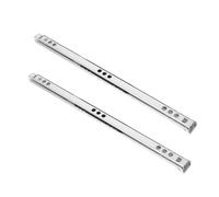Side-Mounted Ball Bearing Drawer Slides 2pcs Drawer Slide Cold Rolled Steel Heavy Duty Cabinet Furniture Cupboard Rail Extended Slides
