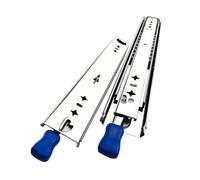 Side-Mounted Ball Bearing Drawer Slides 53mm Heavy Duty Drawer Slide with Lock-in and Lock-Out 10-40in 3-Fold Guide Rail Full Extension Ball Bearing(34inch(850mm))