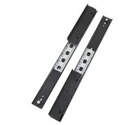 Side-Mounted Ball Bearing Drawer Slides Heavy Duty Bay Window Sliding Silent Slide Rail Home Improvement Desktop Side Telescopic Extension Pullout Accessorie(550mm)