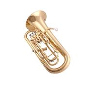 Side Mounted Four Key Euphonium In B Flat Major Professional Tuba Performance