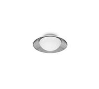 Side Nickel Flush Ceiling Lamp G9 Netlighting Grey One Size