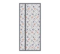 Side Opening Magnetic Thermal Insulated Door Curtain, Soundproof Curtains, Quilted Oxford Fabric Thicken Cotton Fill, Keep Cold Draft Out, Blanket Insulation(Silver,100x200cm)