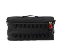 Side Organizer Bag for Outdoor Gear Storage Made from Waterproof Oxford Cloth with Hanging Hooks Wide Mouth Zipper and Travel Ready (B)