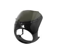 Side panel cover fairing Motorcycle Modified Headcover Bright Black/Matte Black Deflector Hood Front Headlight Fairing Cover
