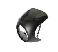 Side panel cover fairing Motorcycle Modified Headcover Bright Black/Matte Black Deflector Hood Front Headlight Fairing Cover