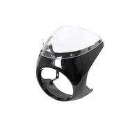 Side panel cover fairing Motorcycle Modified Headcover Bright Black/Matte Black Deflector Hood Front Headlight Fairing Cover