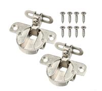 Side Panel Flat Mounting Hinge,2PCS 97° Hinge 35 Cup Inner Sliding Door Hinge Side Panel Flat-Mounted Bury Hinge