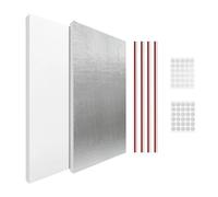 Side Panels for Window Air Conditioners with Adhesive Films, Pack of 2, Waterproof, Window Air Conditioner Insulation, for Home, Office, Dorm, Apartment, Hotel Room