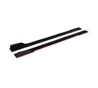 Side Panels Spoiler 2m For Benz W205 W204 W203 W211 W212 W213 W117 C117 W176 For AMG For GTR Car Side Skirt Extensions Spoiler Rocker Splitter(Red)