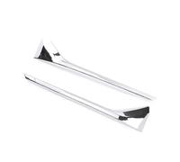 Side Panels Spoiler Car Fog Lights Lamp Strips Trim Cover Stickers Front for X1 F48 2020 2021(Bright Silver)