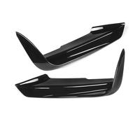 Side Panels Spoiler Car Front Bumper Lip Splitter Canards Spoiler Side Eyebrow Frame Cover For F30 F31 MSport 2012-2019(Type A-Glossy Black)