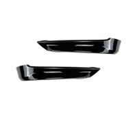 Side Panels Spoiler Car Front Bumper Side Splitter Cover Lip Air Vent Spoiler For 3 Series E90 E91 320i 330i 2005-2008 Sedan Base(Glossy black)